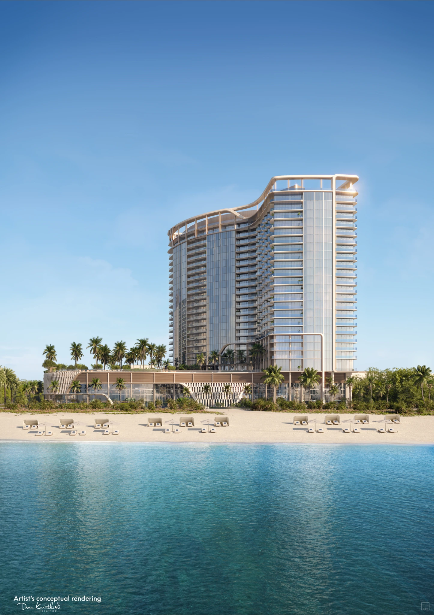 Beach View From Water